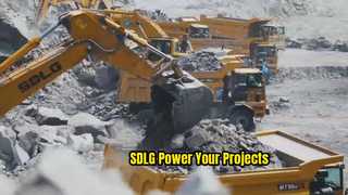 Pelle SDLG, niveleuse, bulldozer, rouleau